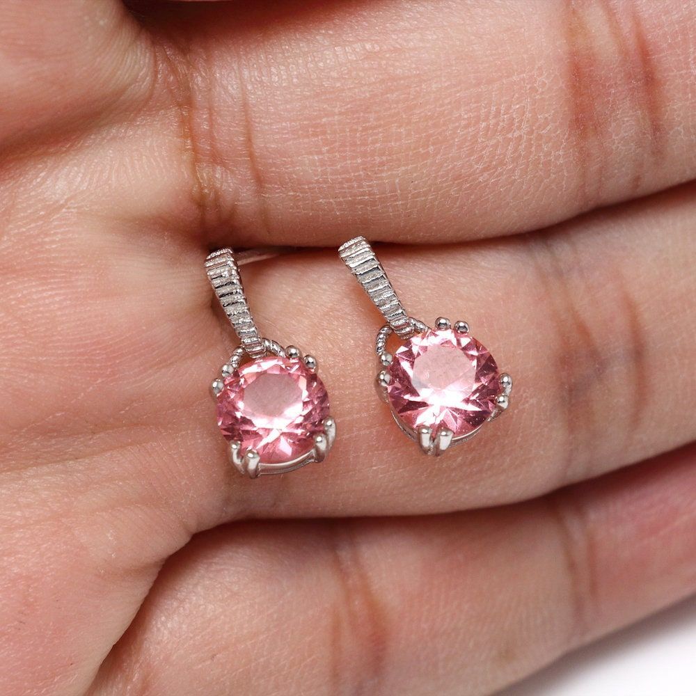 Sterling Silver Zulatanite Gemstone Earrings - Eye-catching and Timeless